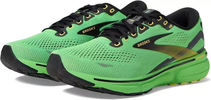 Кроссовки Ghost 15 Brooks, цвет Green/Black/Sharp Green