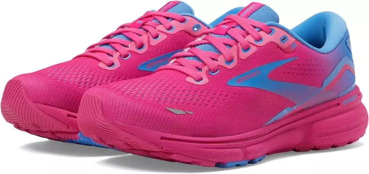 Кроссовки Ghost 15 Brooks, цвет Pink Glo/Blue/Fuchsia