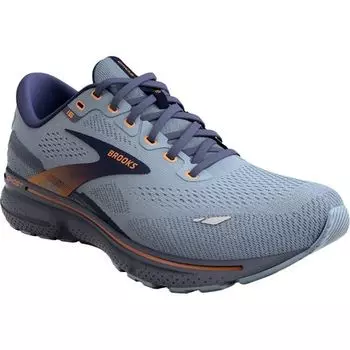 Кроссовки Ghost 15 — широкие мужские Brooks, цвет Flintstone/Peacoat/Oak