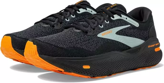 Кроссовки Ghost Max Brooks, цвет Black/Orange/Cloud Blue