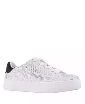 Кроссовки Gigee со стразами для девочек на шнуровке для малышей Nina, белый