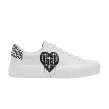 Кроссовки Givenchy Chito x Givenchy Wmns City Heart 4G Tag Effect, белый