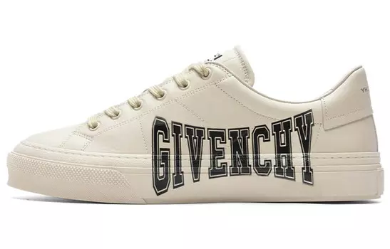 Кроссовки Givenchy City Sport Givenchy College Print, бежевый