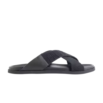 Кроссовки Givenchy Crossed Straps Slide Black, черный