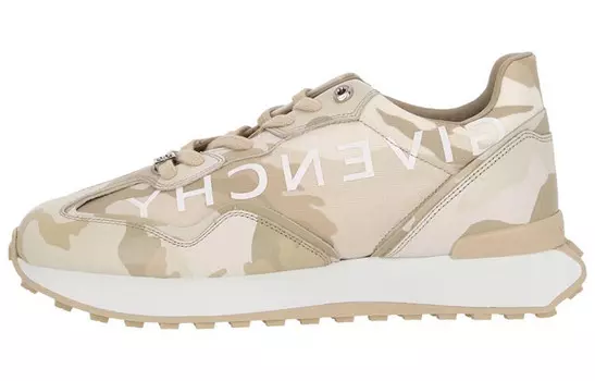 Кроссовки Givenchy Runner Logo Camo Print, бежевый