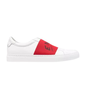 Кроссовки Givenchy Strap Leather 'White Red', белый