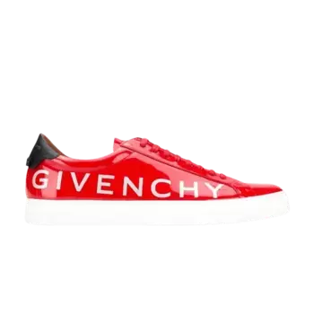 Кроссовки Givenchy Urban Street Low Logo Print - Red, красный
