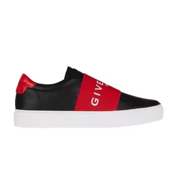 Кроссовки Givenchy Urban Street Low 'Perforated Black Red', черный