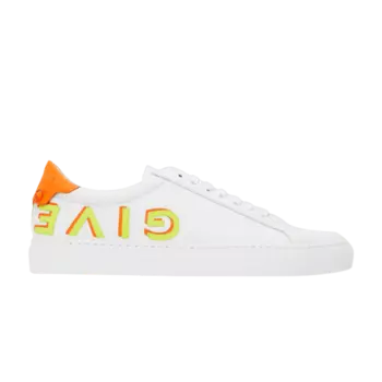 Кроссовки Givenchy Urban Street Low 'Reverse Logo - White Orange', белый