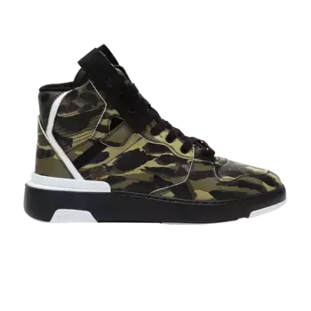 Кроссовки Givenchy Wing High Camo, зеленый