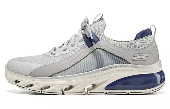 Кроссовки Glide Step для бега мужские с низким верхом серые/синие Skechers