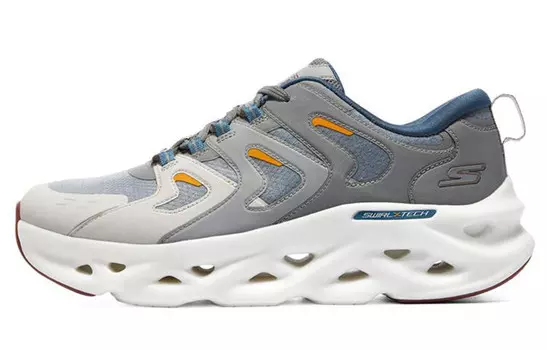 Кроссовки Glide Step для бега мужские с низким верхом серые Skechers