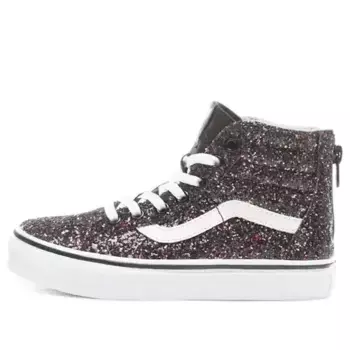 Кроссовки glitter stars sk8-hi zip shoes 'purple black' Vans, фиолетовый