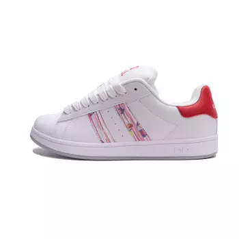 Кроссовки GLO BULL Skateboarding Shoes Unisex Low-top White/Red, белый/красный