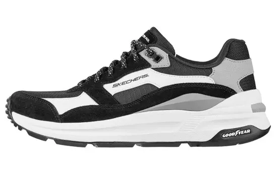 Кроссовки Global Jogger Lifestyle женские с низким верхом, черные/белые Skechers