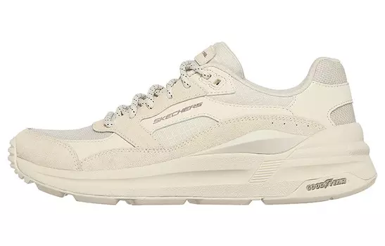 Кроссовки Global Jogger Lifestyle женские с низким верхом молочно-белого цвета Skechers