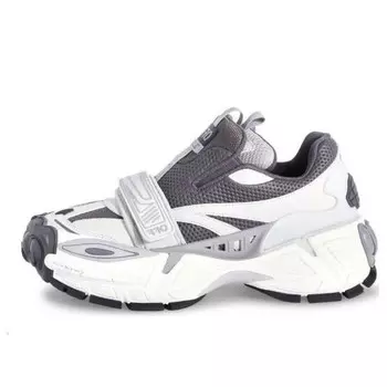 Кроссовки glove colour-block panelled sneakers 'dark grey white' Off-White, серый