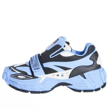 Кроссовки glove slip-on sneakers 'light blue black' Off-White, голубой