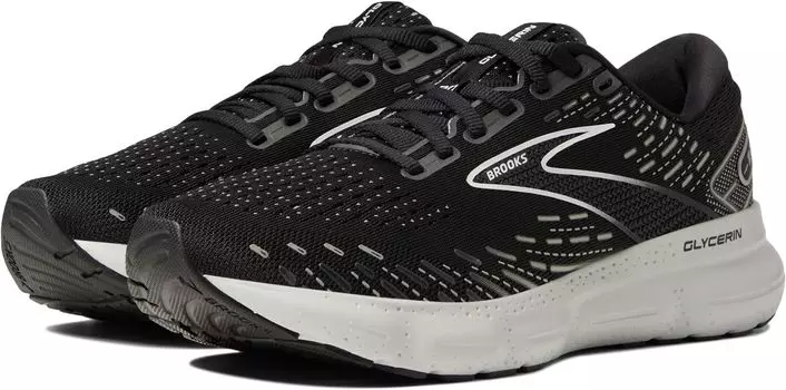 Кроссовки Glycerin 20 Brooks, цвет Black/White/Alloy