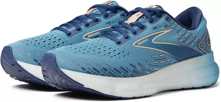 Кроссовки Glycerin 20 Brooks, цвет Blissful Blue/Peach/White