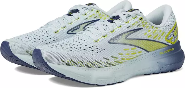 Кроссовки Glycerin 20 Brooks, цвет Blue/Crown Blue/Sulphur