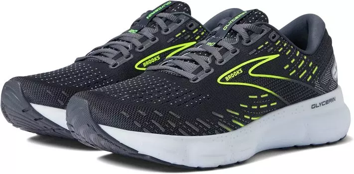 Кроссовки Glycerin 20 Brooks, цвет Ebony/White/Nightlife