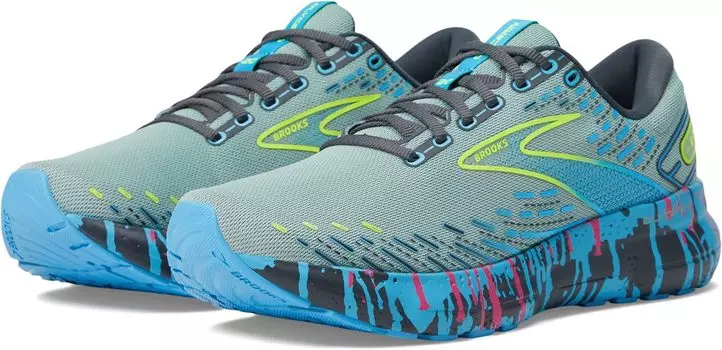 Кроссовки Glycerin 20 Brooks, цвет Jadeite/Alaskan Blue/Ebony