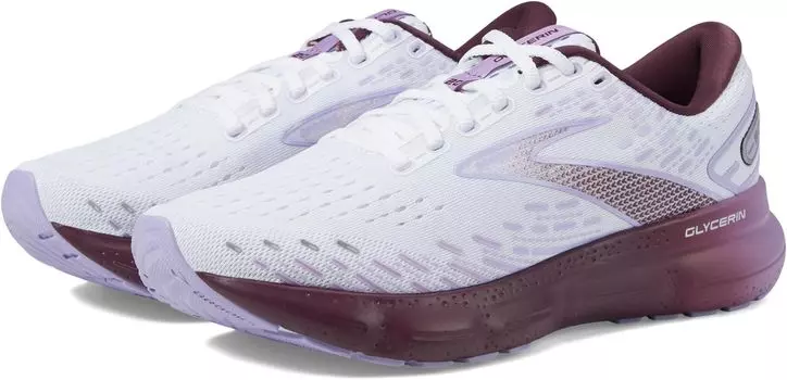 Кроссовки Glycerin 20 Brooks, цвет White/Orchid/Lavender
