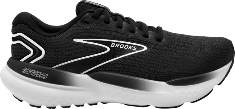 Кроссовки Glycerin 21 2E Wide 'Black Grey White ', черный