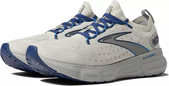 Кроссовки Glycerin StealthFit 20 Brooks, цвет Oyster/Alloy/Blue Depths