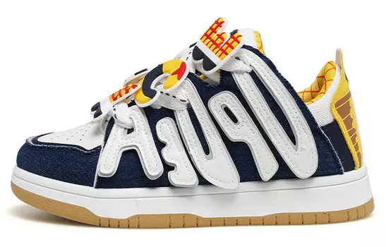 Кроссовки GNXGU Skateboarding Shoes Unisex Low-top, синий