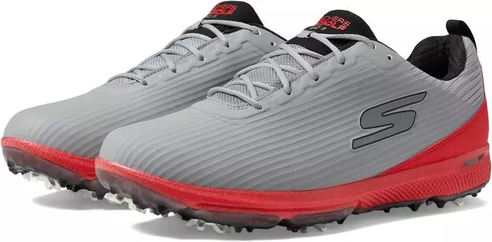 Кроссовки Go Golf Pro 5 Hyper Skechers, цвет Gray/Red