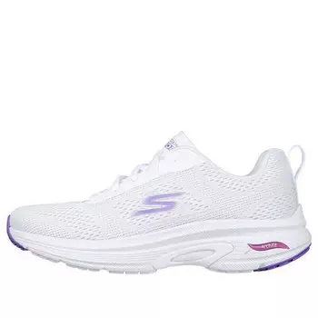 Кроссовки go run arch fit 'white purple' Skechers, белый