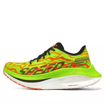 Кроссовки go run beast 'green orange' Skechers, зеленый