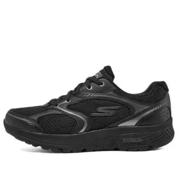 Кроссовки go run 'black grey' Skechers, черный
