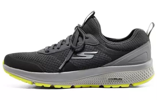 Кроссовки Go Run Consistent для бега для мужчин с низким верхом, угольно-серые Skechers