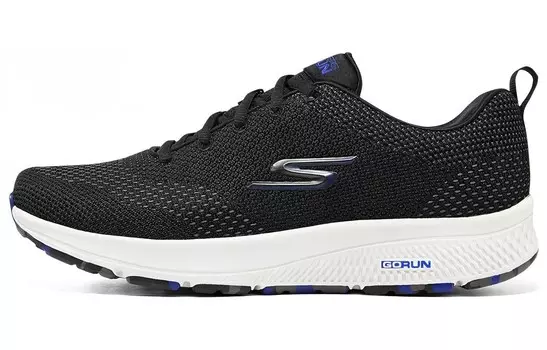 Кроссовки Go Run Consistent для бега мужские с низким верхом черного/белого цвета Skechers