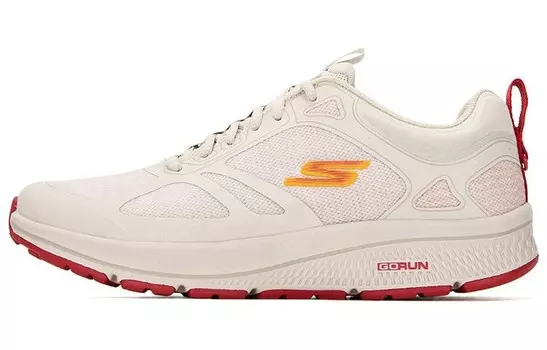 Кроссовки Go Run Consistent для бега мужские с низким верхом белые/красные Skechers
