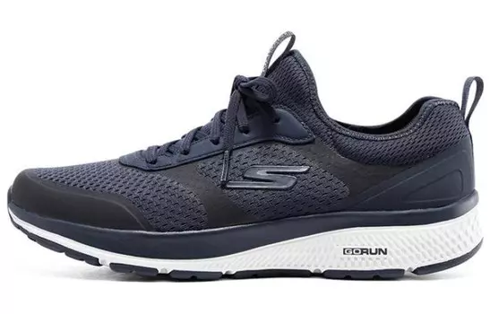 Кроссовки Go Run Consistent для бега мужские с низким верхом темно-синие Skechers