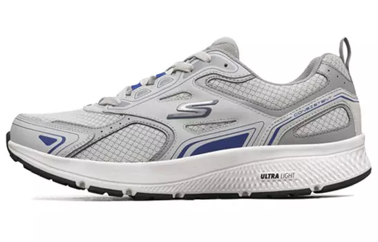 Кроссовки Go Run Consistent для бега мужские с низким верхом серые/синие Skechers