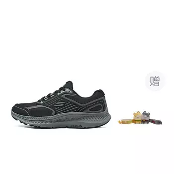 Кроссовки Go Run Consistent для бега мужские с низким верхом, черные/серые Skechers