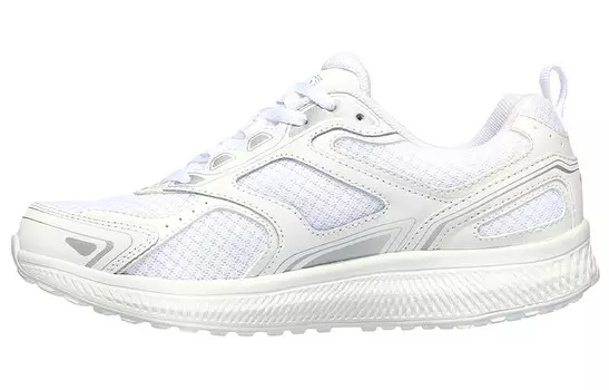 Кроссовки Go Run Consistent для бега женские с низким верхом белого цвета Skechers