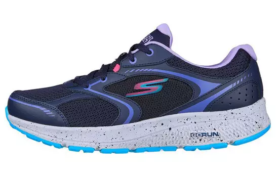 Кроссовки Go Run Consistent для бега женские с низким верхом, синие/фиолетовые Skechers