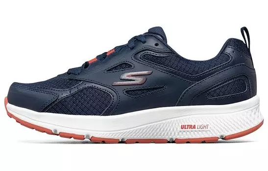 Кроссовки Go Run Consistent для бега женские с низким верхом, синие/красные Skechers
