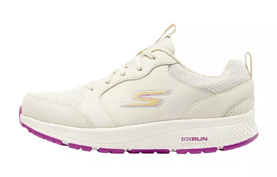 Кроссовки Go Run Consistent для бега женские с низким верхом белого цвета Skechers