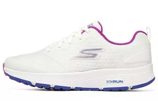 Кроссовки Go Run Consistent для бега женские с низким верхом, белые/фиолетовые Skechers