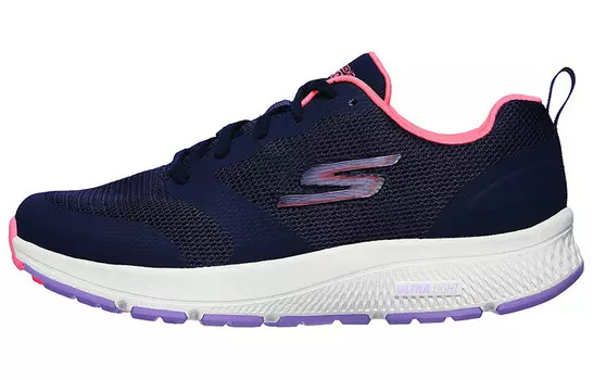 Кроссовки Go Run Consistent для бега женские с низким верхом темно-синие Skechers