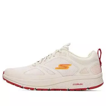 Кроссовки go run consistent shoes 'cream red' Skechers, белый
