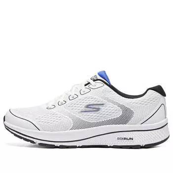 Кроссовки go run consistent 'white blue' Skechers, белый