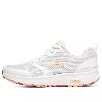 Кроссовки go run consistent 'white orange' Skechers, белый